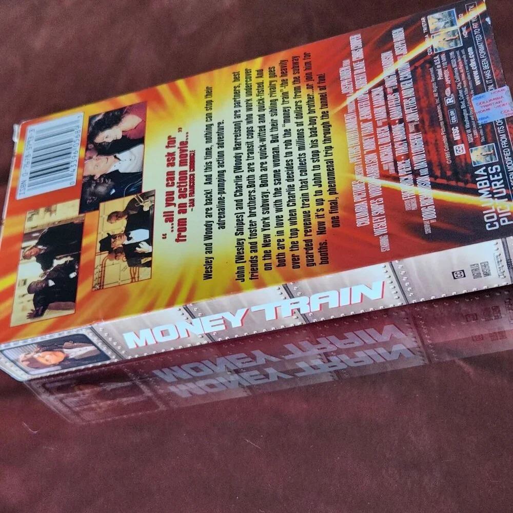 Money Train - 1995 - Columbia Pictures - Wesley Snipes, Woody Harrelson VHS